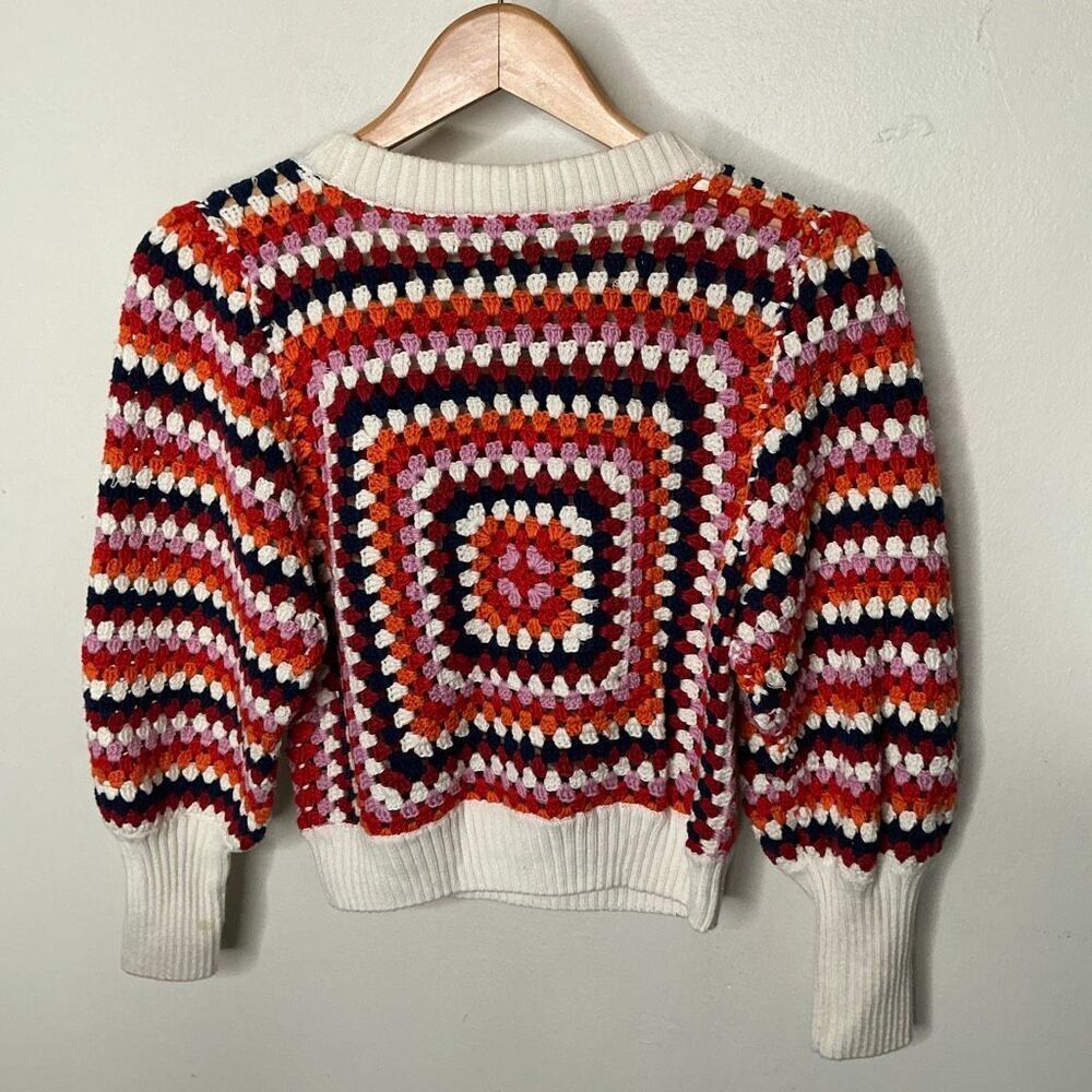 Farm Rio Knit Multi Color Sweater | Medium - Picture 6 of 12